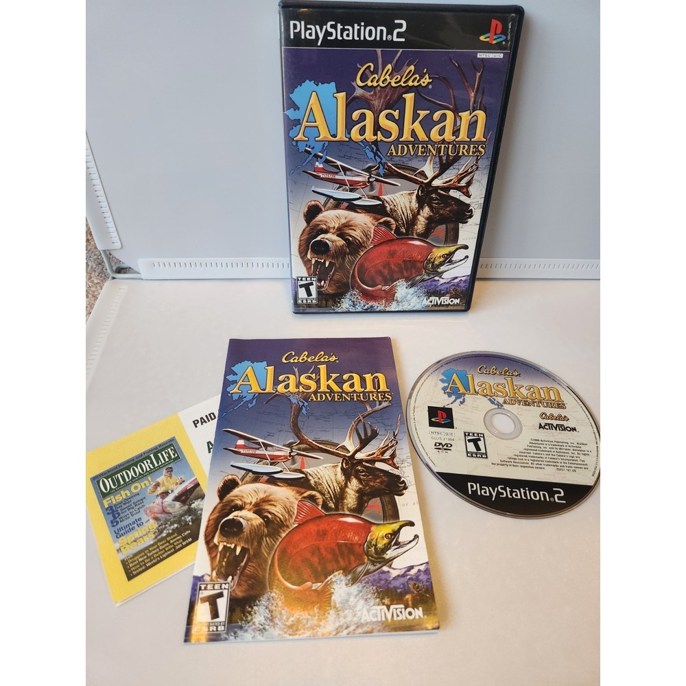 Cabela's Alaskan Adventures Sony Playstation 2 PS2 Game